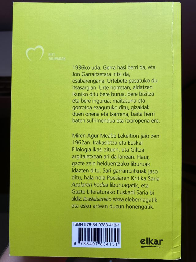 URTEBETE ITSASARGIAN libro