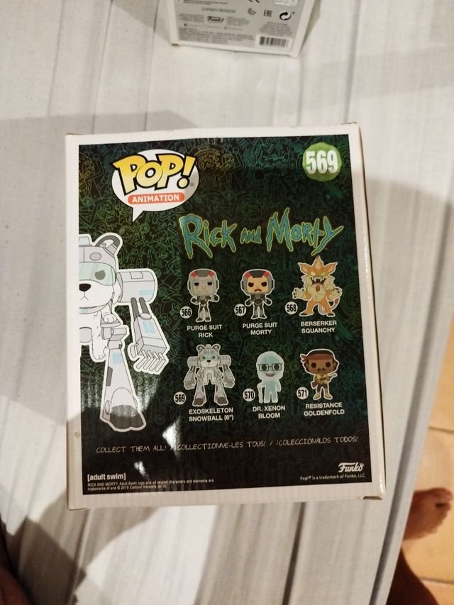 Funkos rick y Morty originales.