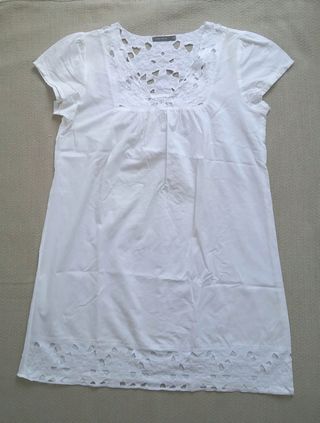 blusón o vestido blanco Easy wear