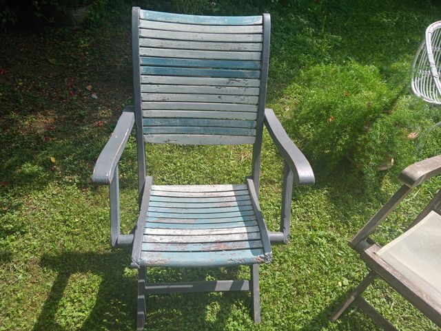 Sillas jardín madera