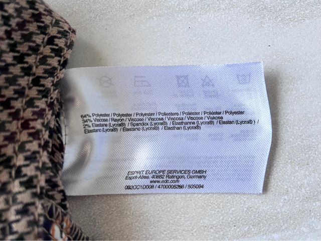 Gonna Esprit marrone e beige