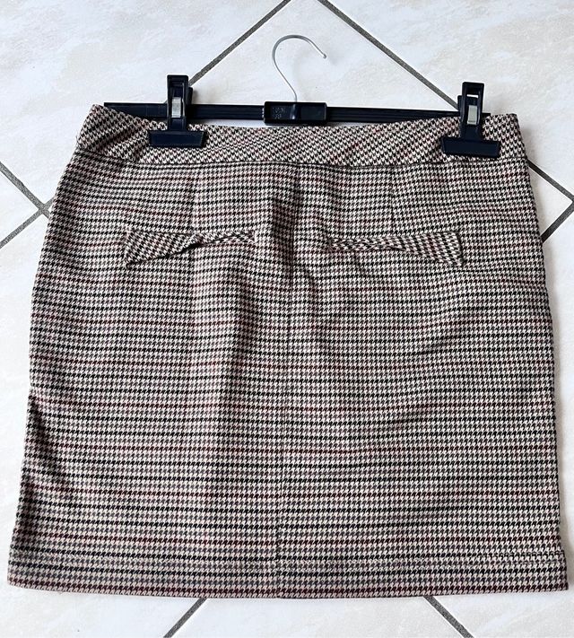 Gonna Esprit marrone e beige