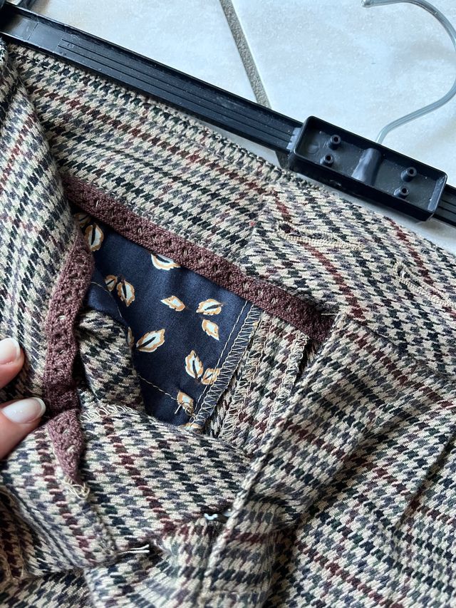 Gonna Esprit marrone e beige