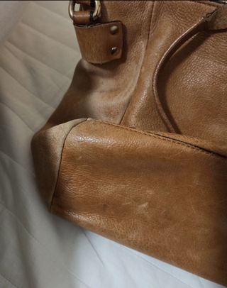 Bolso de piel de zara