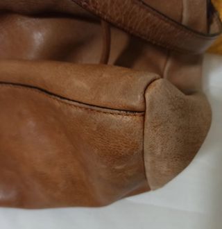 Bolso de piel de zara