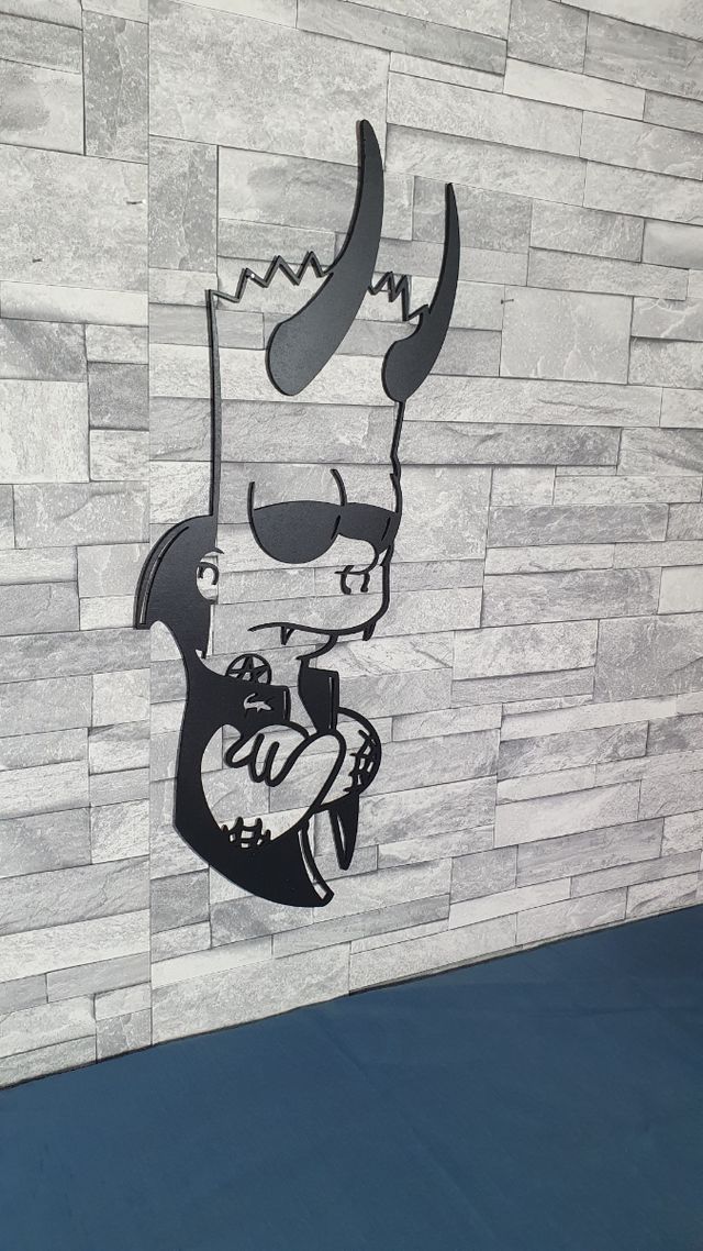 Cuadro Bart Simpson diablo