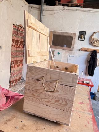 Baúl Rústico de Madera Terrassa