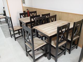 sillas mesas bar cafeteria hosteleria