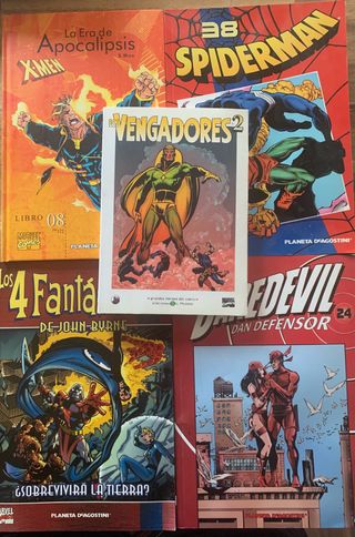 5 comic. X-MEN; Vengad.;Spider; Darev; 4 fant