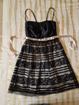 vestido Herysa negro evento, boda ,bautizo L