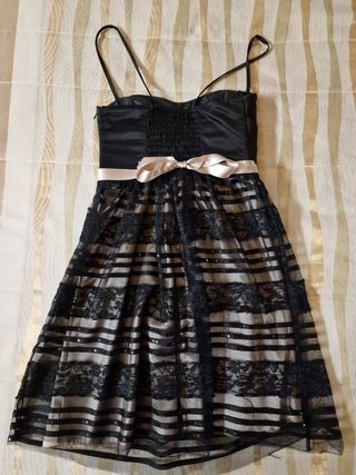 vestido Herysa negro evento, boda ,bautizo L