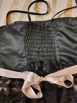 vestido Herysa negro evento, boda ,bautizo L