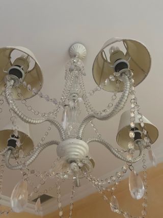 Lámpara techo cristal