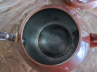 Antico Samovar metà Ottocento in argento e rame