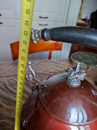 Antico Samovar metà Ottocento in argento e rame