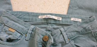 Pantalón mujer Zara Verde Sage