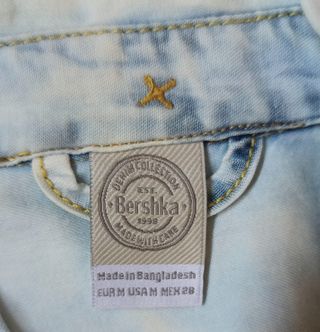Lote 3 camisas vaqueras, Stradivarius, Bershka