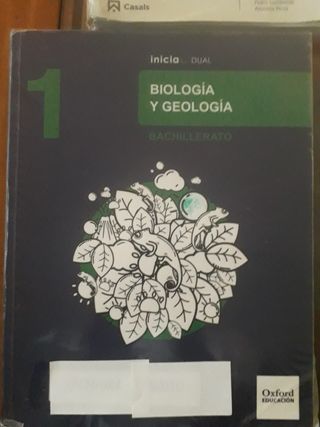 Libro biologia y Geologia 1 Bachillerato