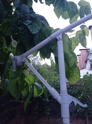 estructura y base pérgola