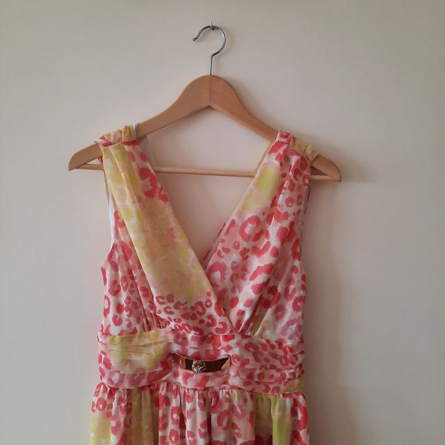 Vestido longo estampado Kocca