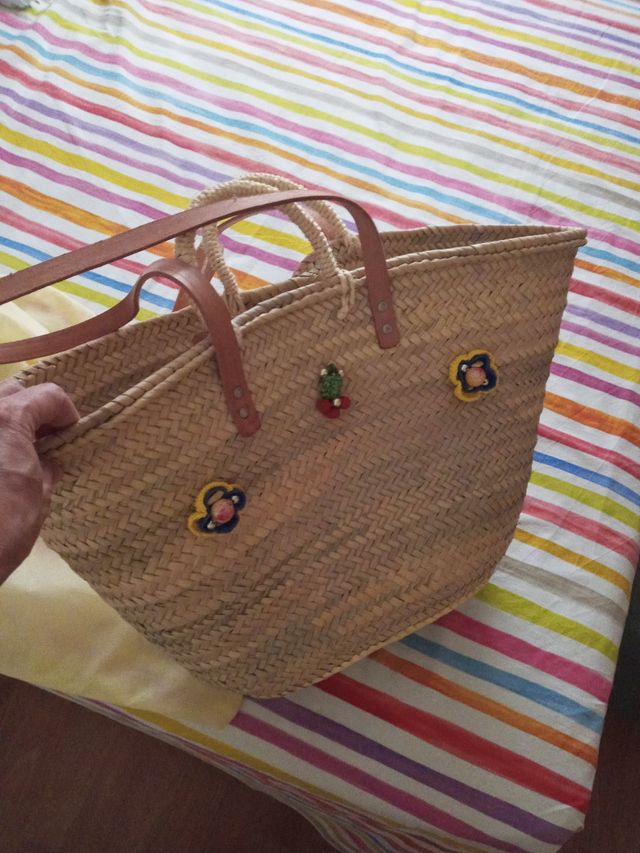 Bolso mimbre a estrenar