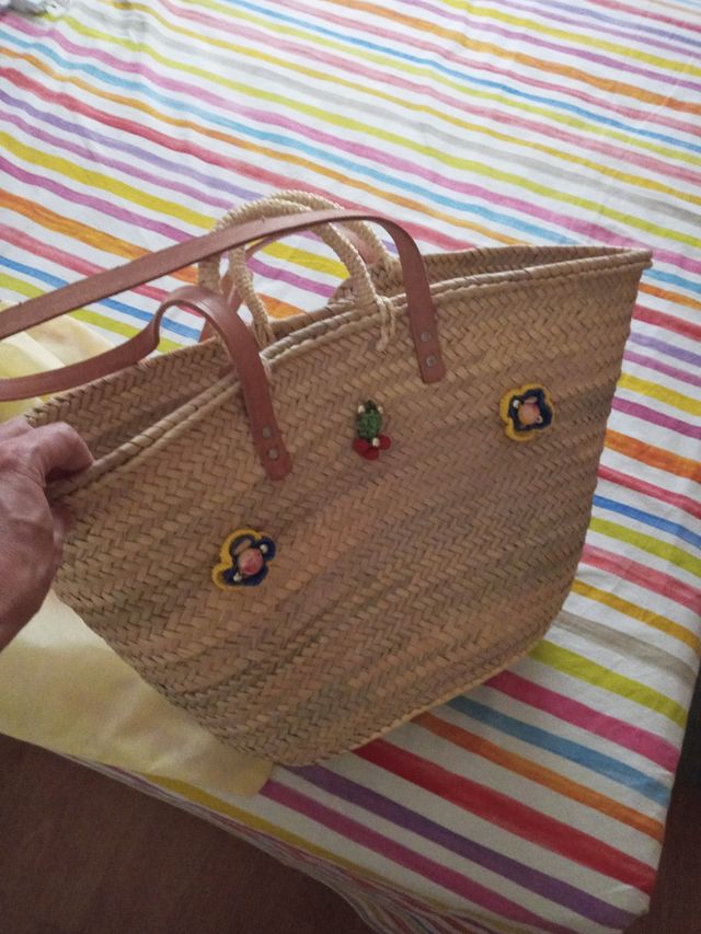 Bolso mimbre a estrenar