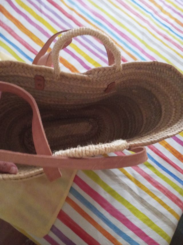 Bolso mimbre a estrenar