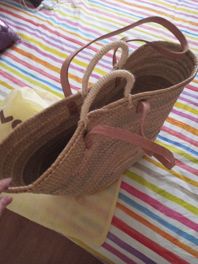 Bolso mimbre a estrenar