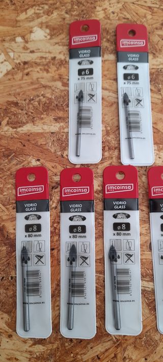 Brocas vidrio-porcelánico 8mm