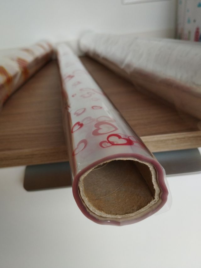 Papel regalo transparente