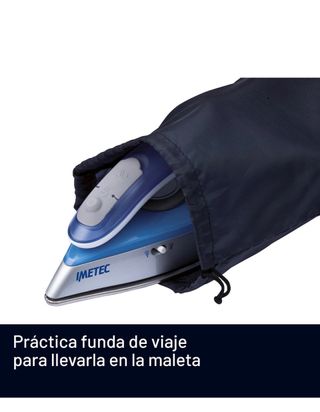 Plancha de vapor de viaje