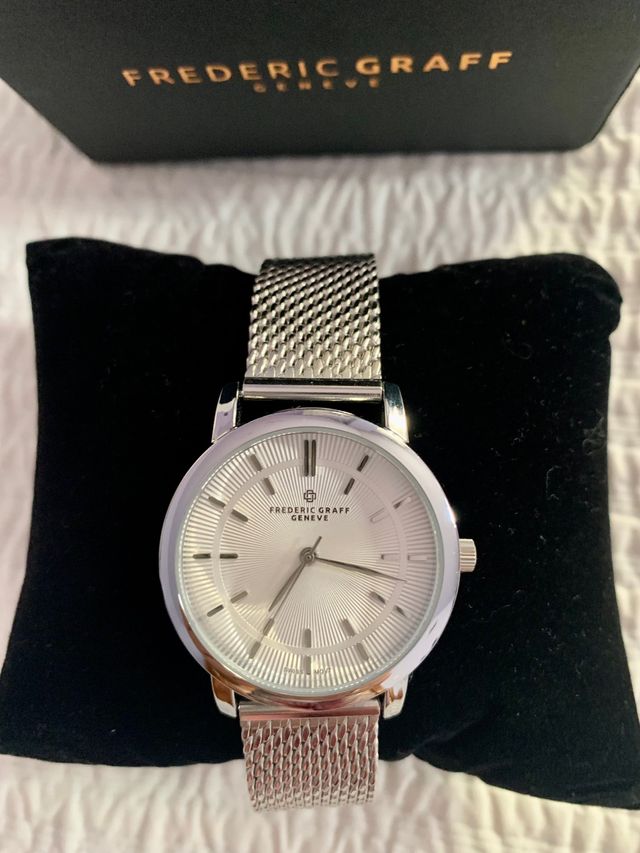 Reloj cuarzo acero Frederic Graff Génova