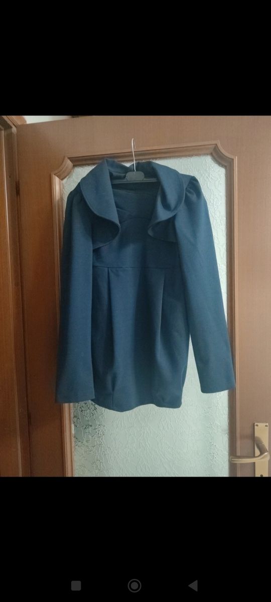 Abito corto senza maniche con coprispalle