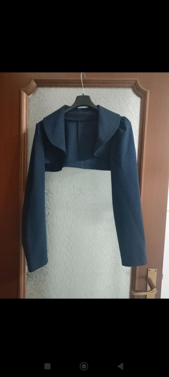 Abito corto senza maniche con coprispalle