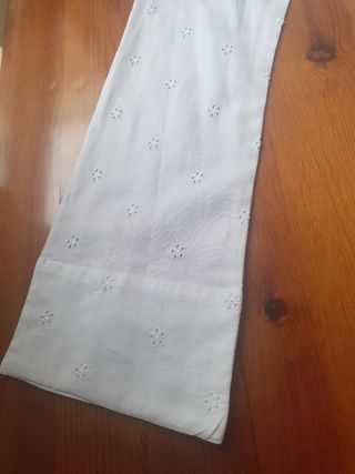 Camisa Massimo Dutti Blanca Bordada