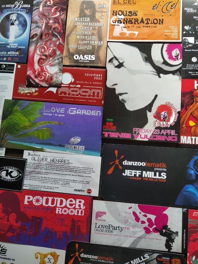 Colección flyers años 2000