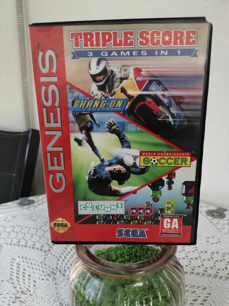 Imagen de Sega Mega Drive con triple puntuación 