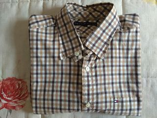 Camisa hombre Tommy Hilfiger manga larga talla L/G