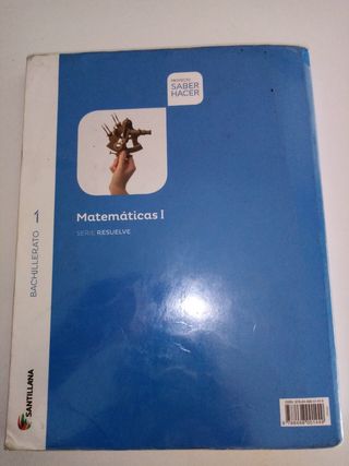 9788468001449 Matemáticas 1° Bachillerato