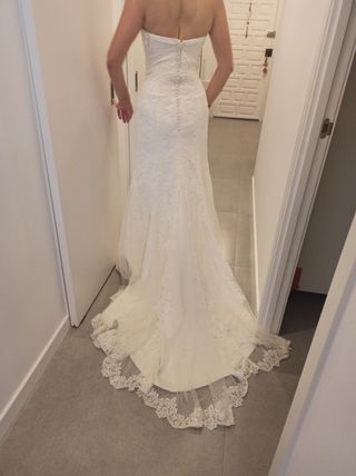 Vestido de novia de Aire diseñado por Rosa Clara.