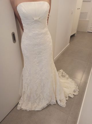 Vestido de novia de Aire diseñado por Rosa Clara.