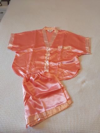 Pijama Corto Rosa Verano T-38/40
