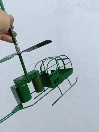 lámpara de techo vintage helicóptero