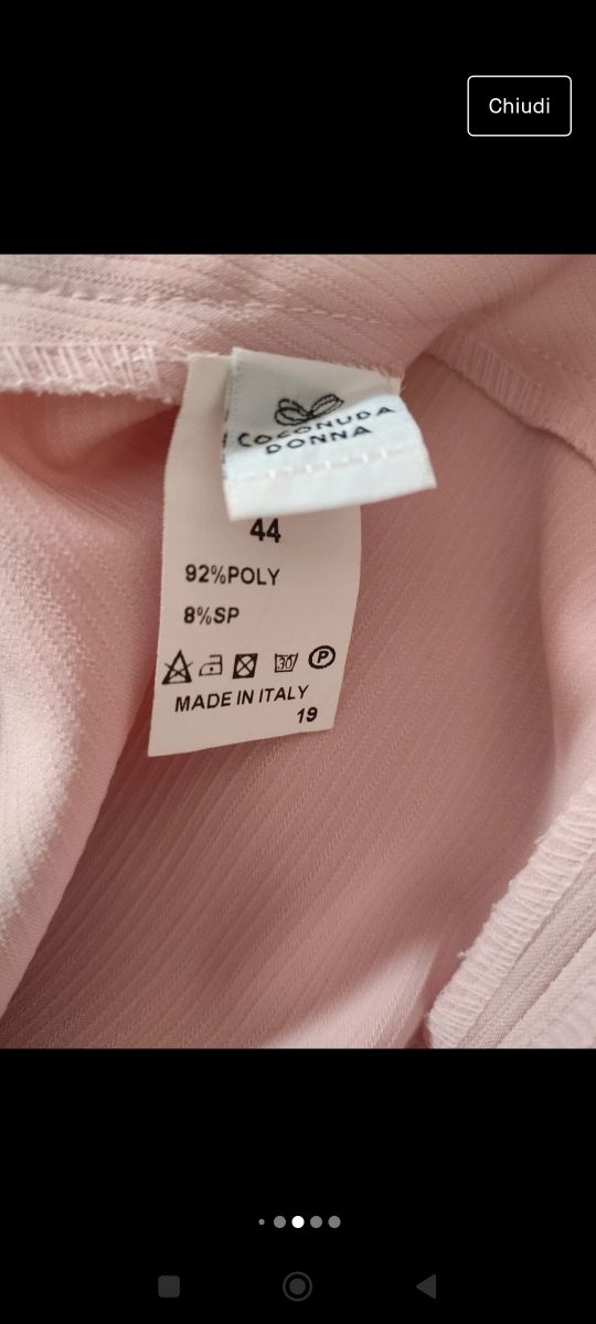 Coconuda Giacca avvitata foderata in raso con bott