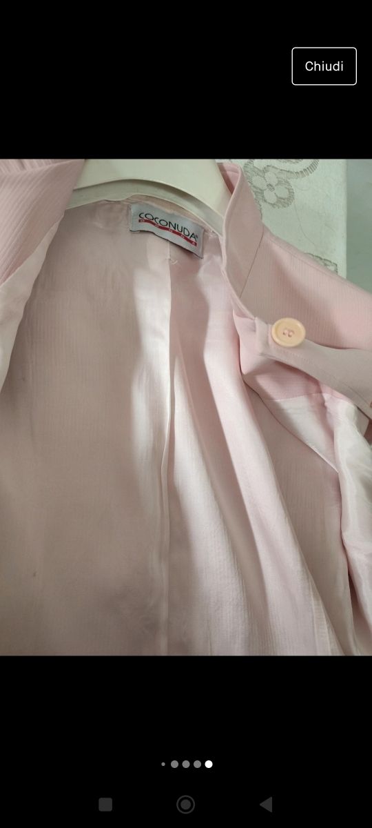 Coconuda Giacca avvitata foderata in raso con bott