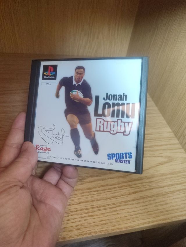 NOTICE LIVRET DE PLAYSTATION 1 PS1 - JONAH LOMU RUGBY