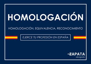 HOMOLOGACIÓN DE TÍTULOS Y PROFESIONES