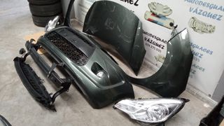 Morro delantero Citroen C3 2012 Verde/Gris oscuro