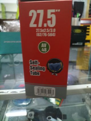 2 cámaras antipinchazos. 27,5" válvula moto