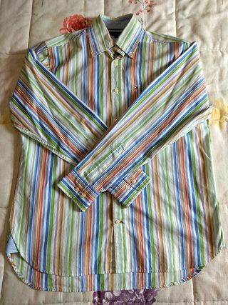Camisa hombre Tommy Hilfiger manga larga talla S/P